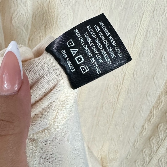 NWT Nova Men check my bank statement knit textured button down size M - Picture 8 of 8